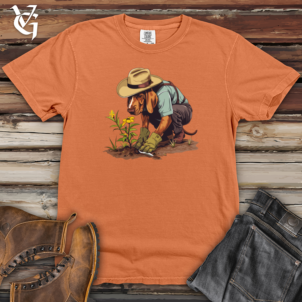 Viking Goods Dog Gardener Growth Heavy Cotton Comfort Colors Tee Burnt Orange / L