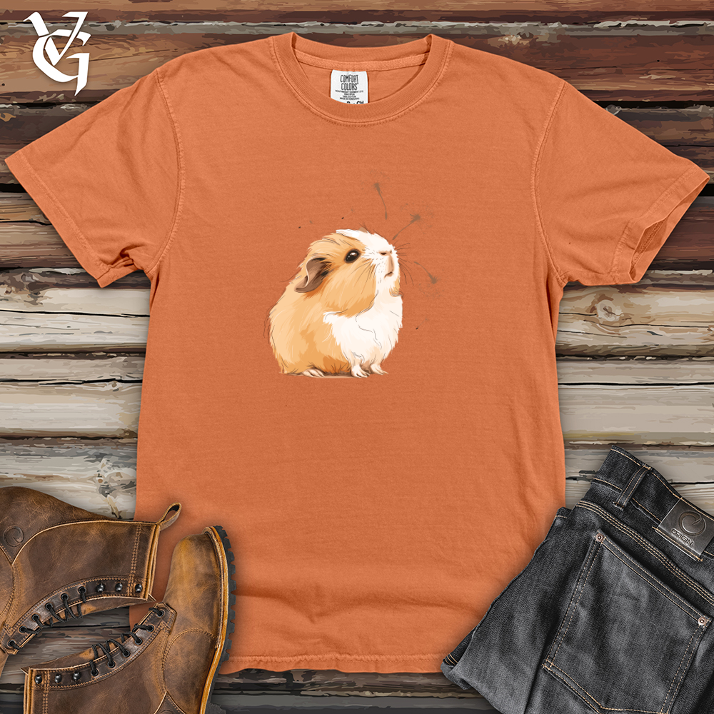 Viking Goods Guinea Pig Whimsy Heavy Cotton Comfort Colors Tee Burnt Orange / L