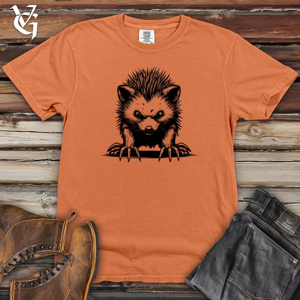 Viking Goods Hedgehog Fierce Gaze Heavy Cotton Comfort Colors Tee Burnt Orange / L