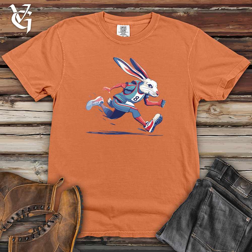 Viking Goods Jackrabbit Marathon Sprint Heavy Cotton Comfort Colors Tee Burnt Orange / L