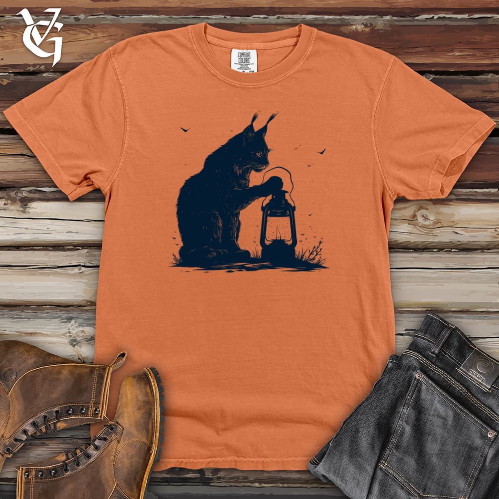 Viking Goods Lynx Lantern Guardian Heavy Cotton Comfort Colors Tee Burnt Orange / L