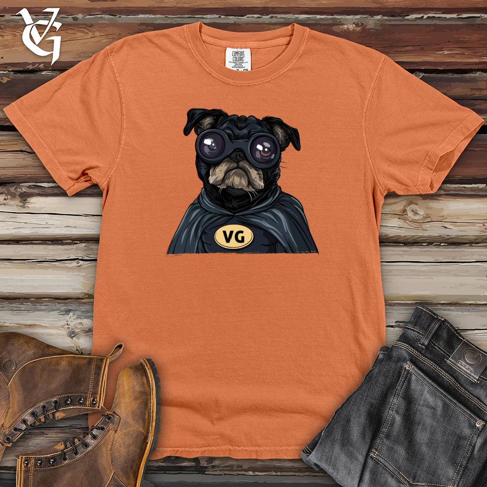 Viking Goods Pug VG Superhero Heavy Cotton Comfort Colors Tee Burnt Orange / L