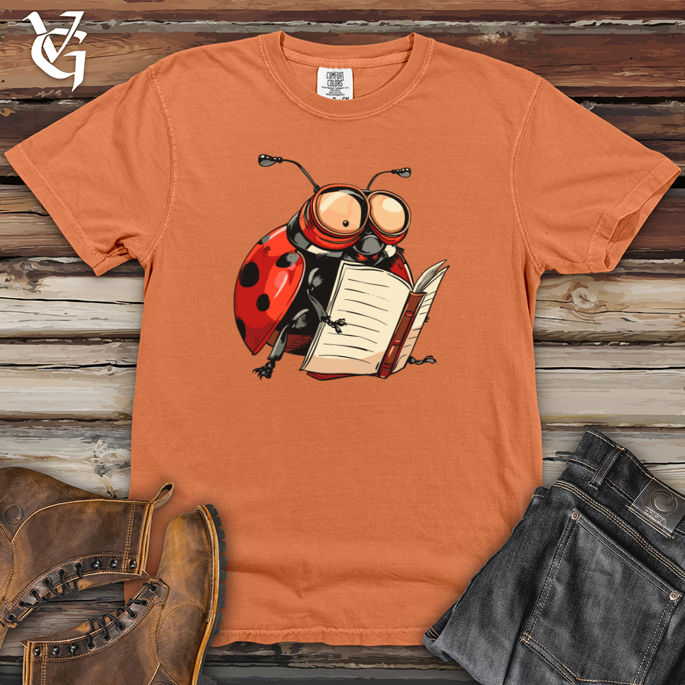 Viking Goods Scholarly Ladybug Heavy Cotton Comfort Colors Tee Burnt Orange / L