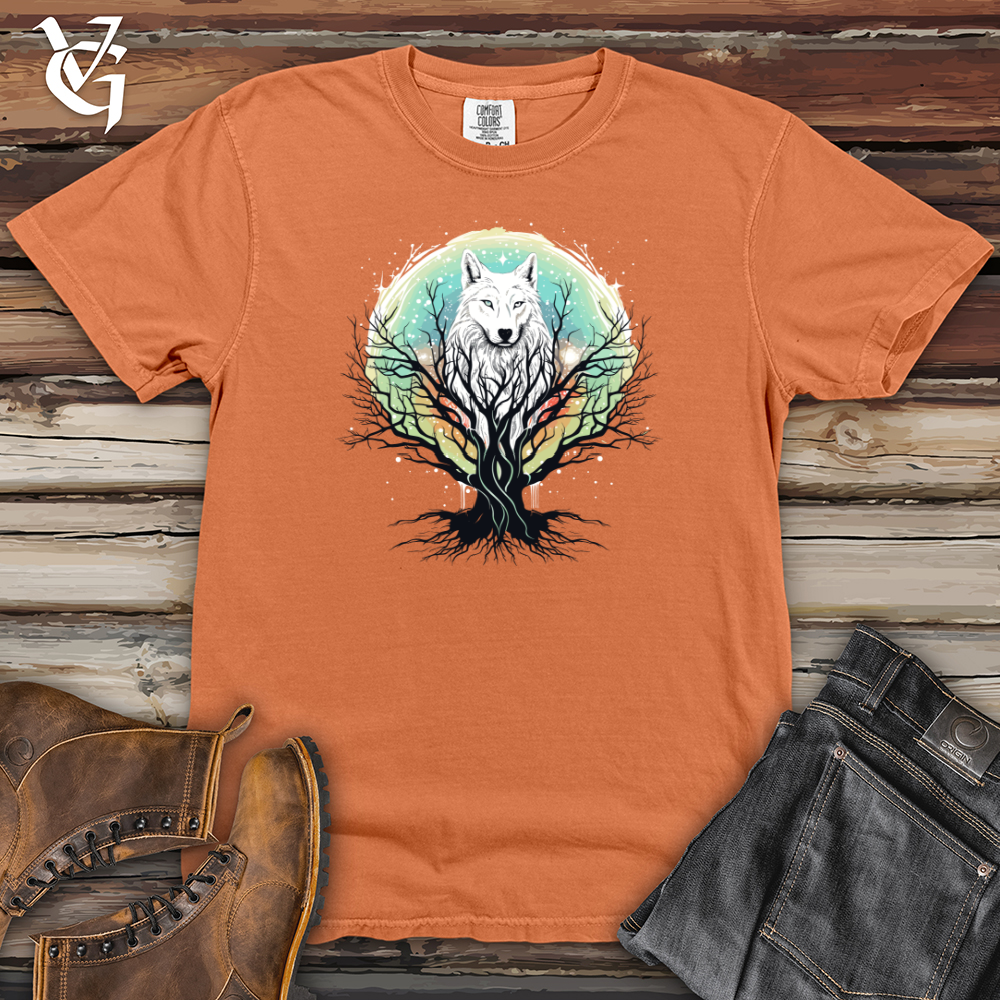 Viking Goods Wolf Spirit Harmony Heavy Cotton Comfort Colors Tee Burnt Orange / L