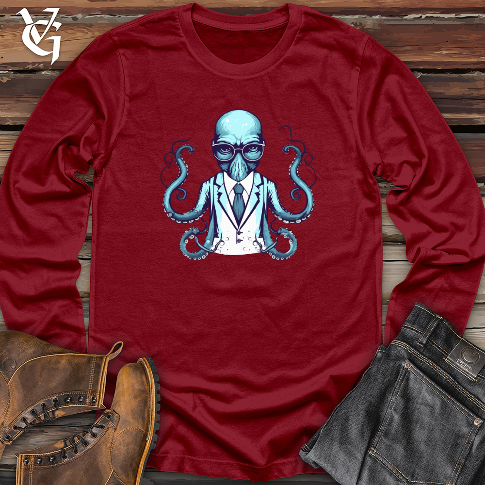 Viking Goods Analytical Octopus Long Sleeve Cardinal / L