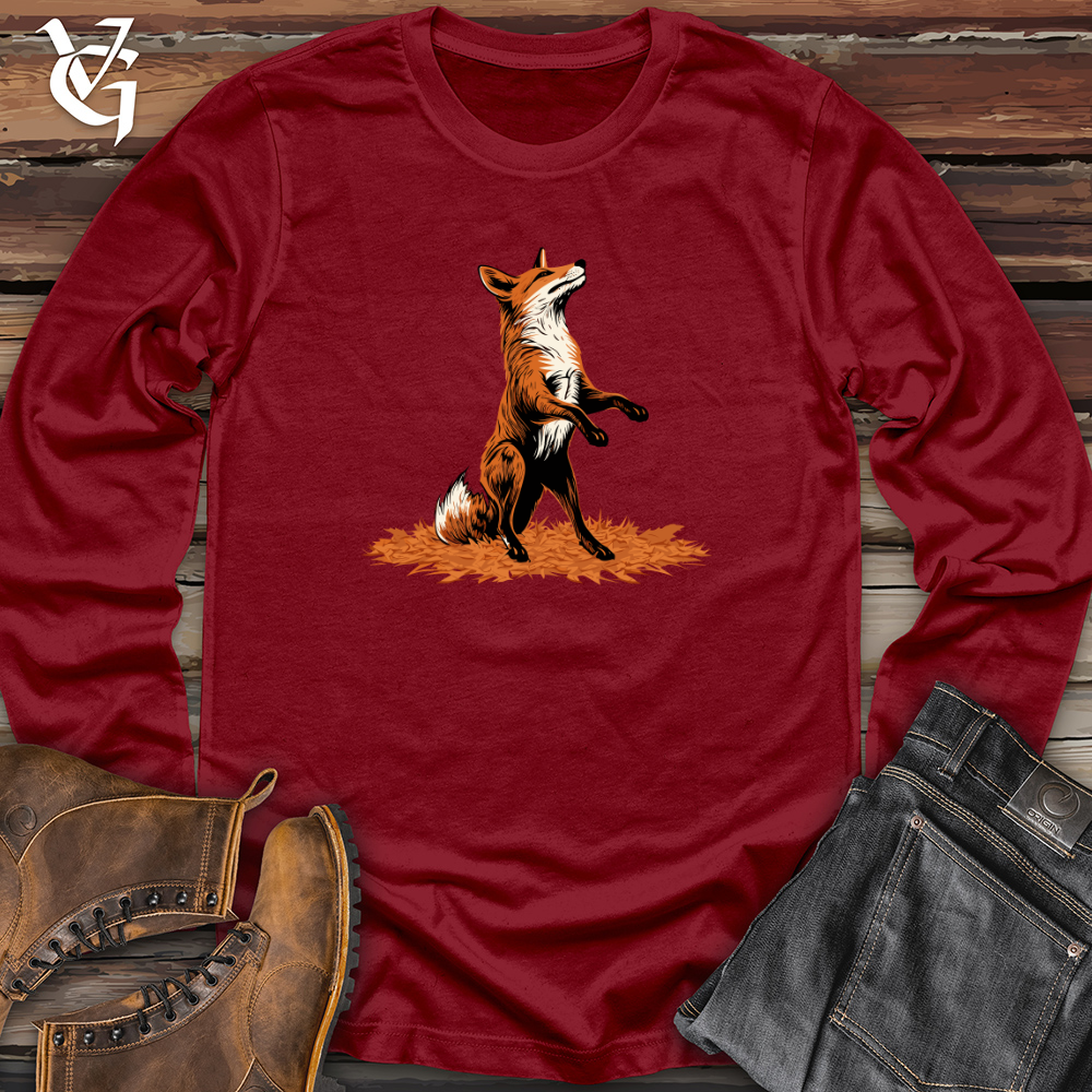 Viking Goods Autumn Fox Frenzy Long Sleeve Cardinal / L