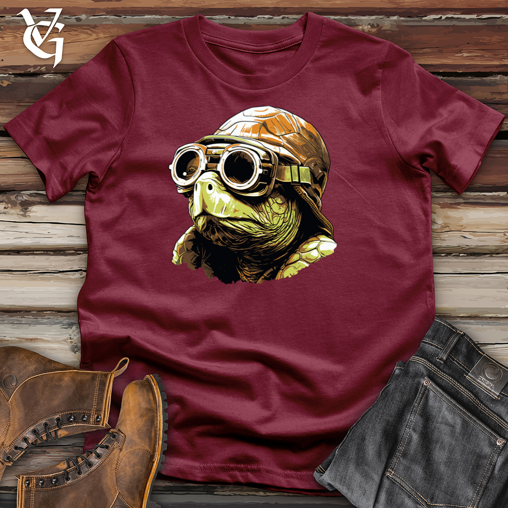 Viking Goods Aviator Shell Style Cotton Tee Cardinal / L