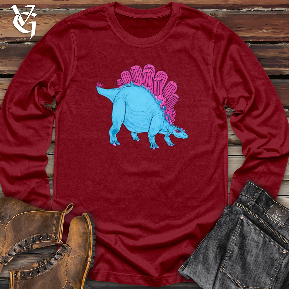 Viking Goods Ice Dino Long Sleeve Cardinal / L