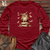 Viking Goods Owl Bookworm Adventure Long Sleeve Cardinal / L