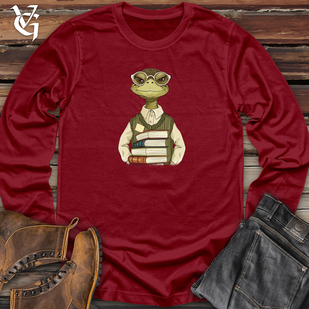 Viking Goods Turtle Scholar Stack Long Sleeve Cardinal / L