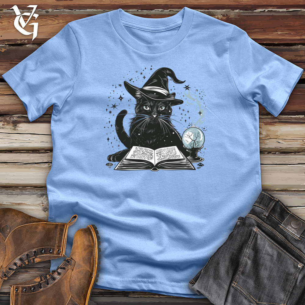 Viking Goods Cat Detective Sleuth Softstyle Tee Carolina Blue / L