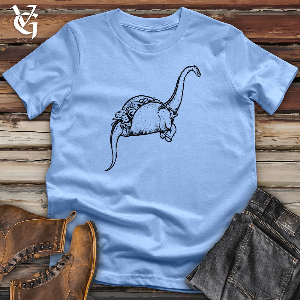 Viking Goods Dinosaur taco Softstyle Tee Carolina Blue / L