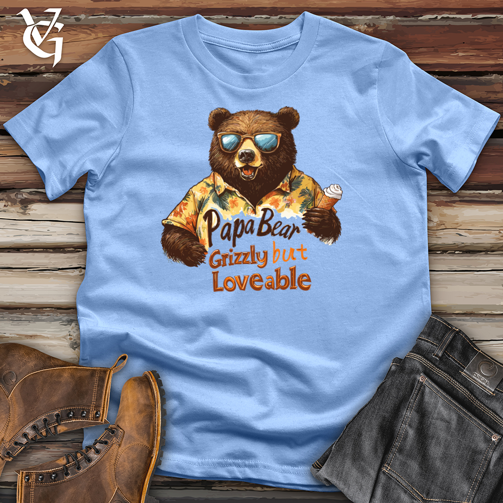 Viking Goods Grizzly but Lovable Softstyle Tee Carolina Blue / L