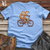 Viking Goods Meerkat Tandem Riders Softstyle Tee Carolina Blue / L