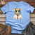 Viking Goods Mouse Suave Shades Softstyle Tee Carolina Blue / L