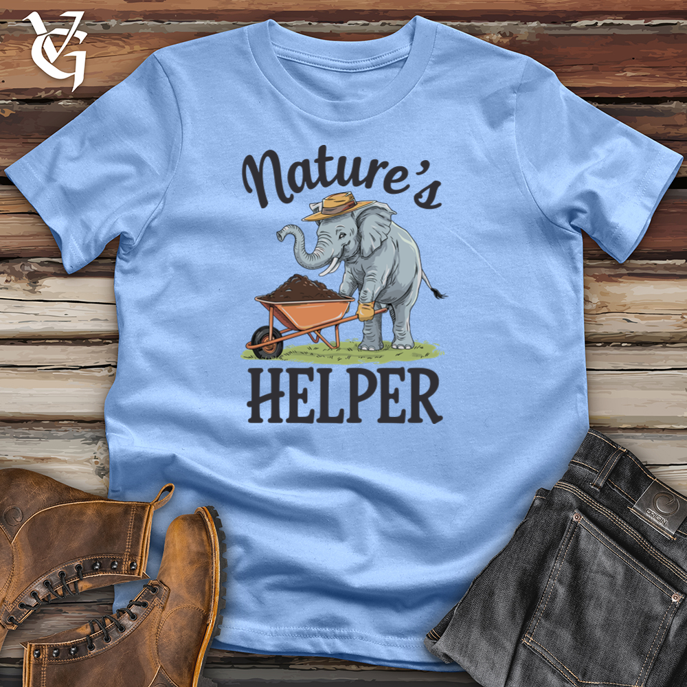 Viking Goods Nature's Helper Softstyle Tee Carolina Blue / L
