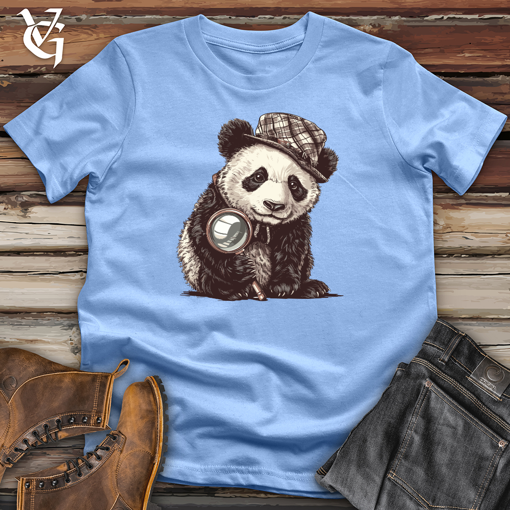 Viking Goods Panda Sleuth Explorer Softstyle Tee Carolina Blue / L