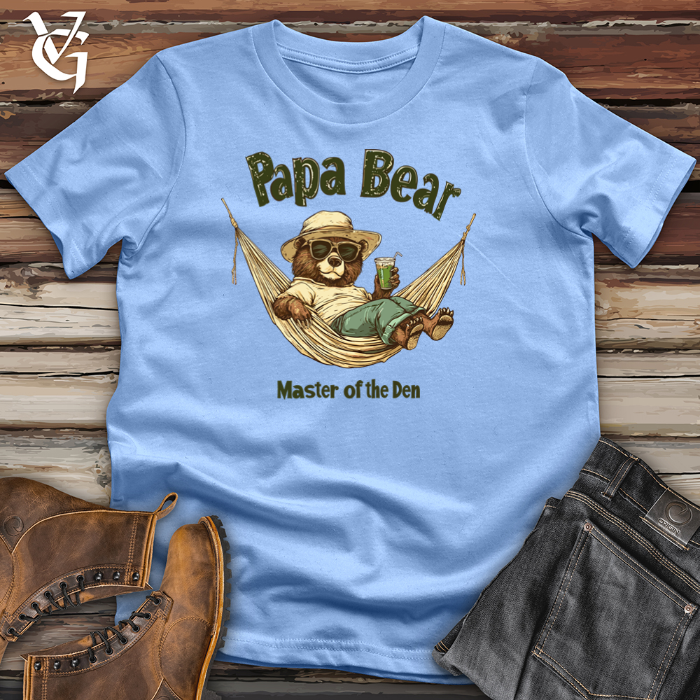 Viking Goods Papa Bears Den Softstyle Tee Carolina Blue / L