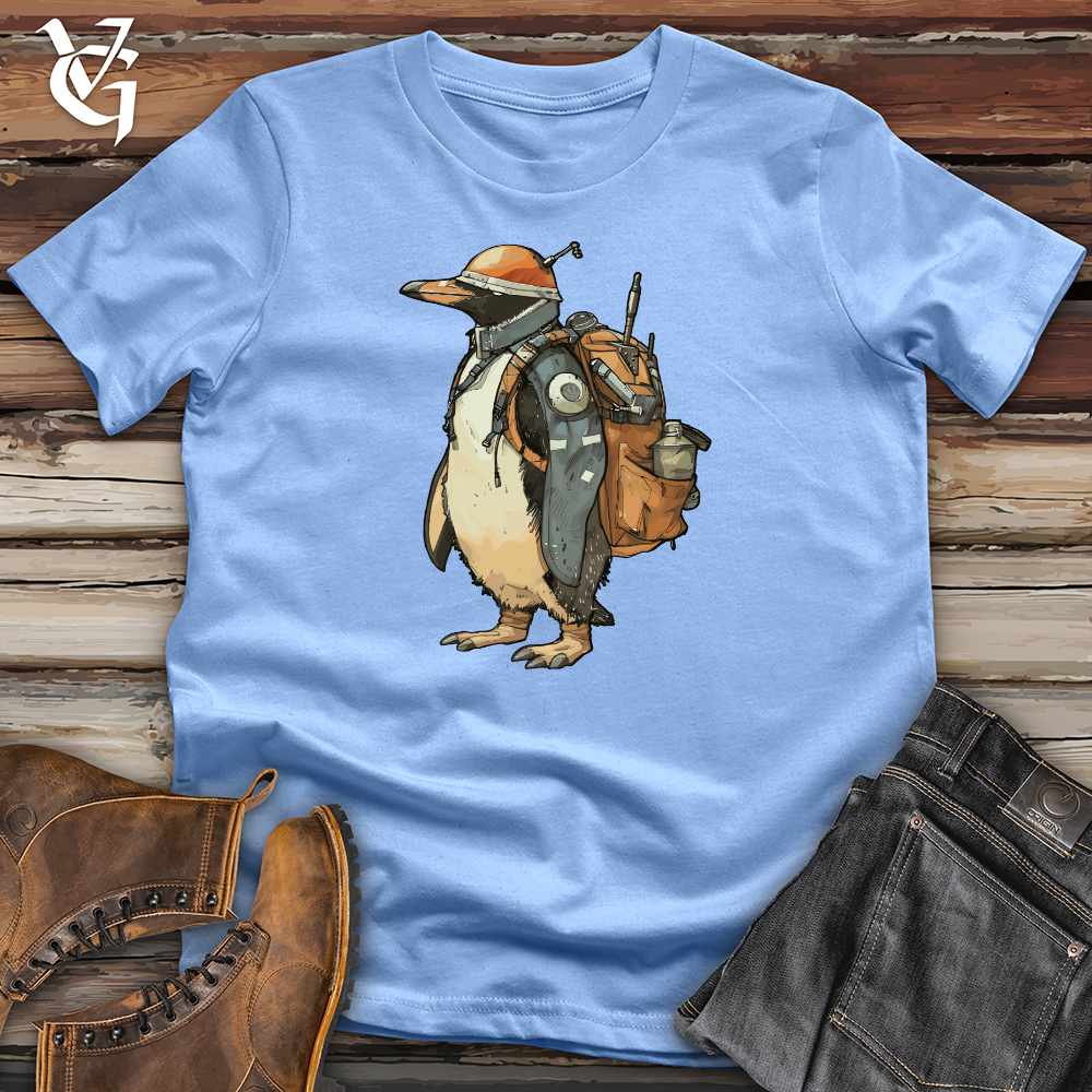 Viking Goods Penguin Platoon Softstyle Tee Carolina Blue / L