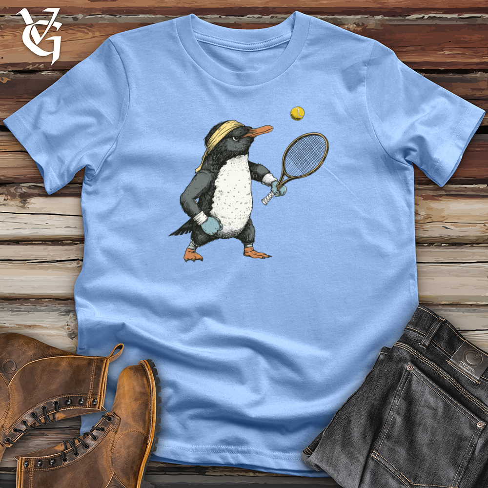 Viking Goods Penguin Tennis Ace Softstyle Tee Carolina Blue / L