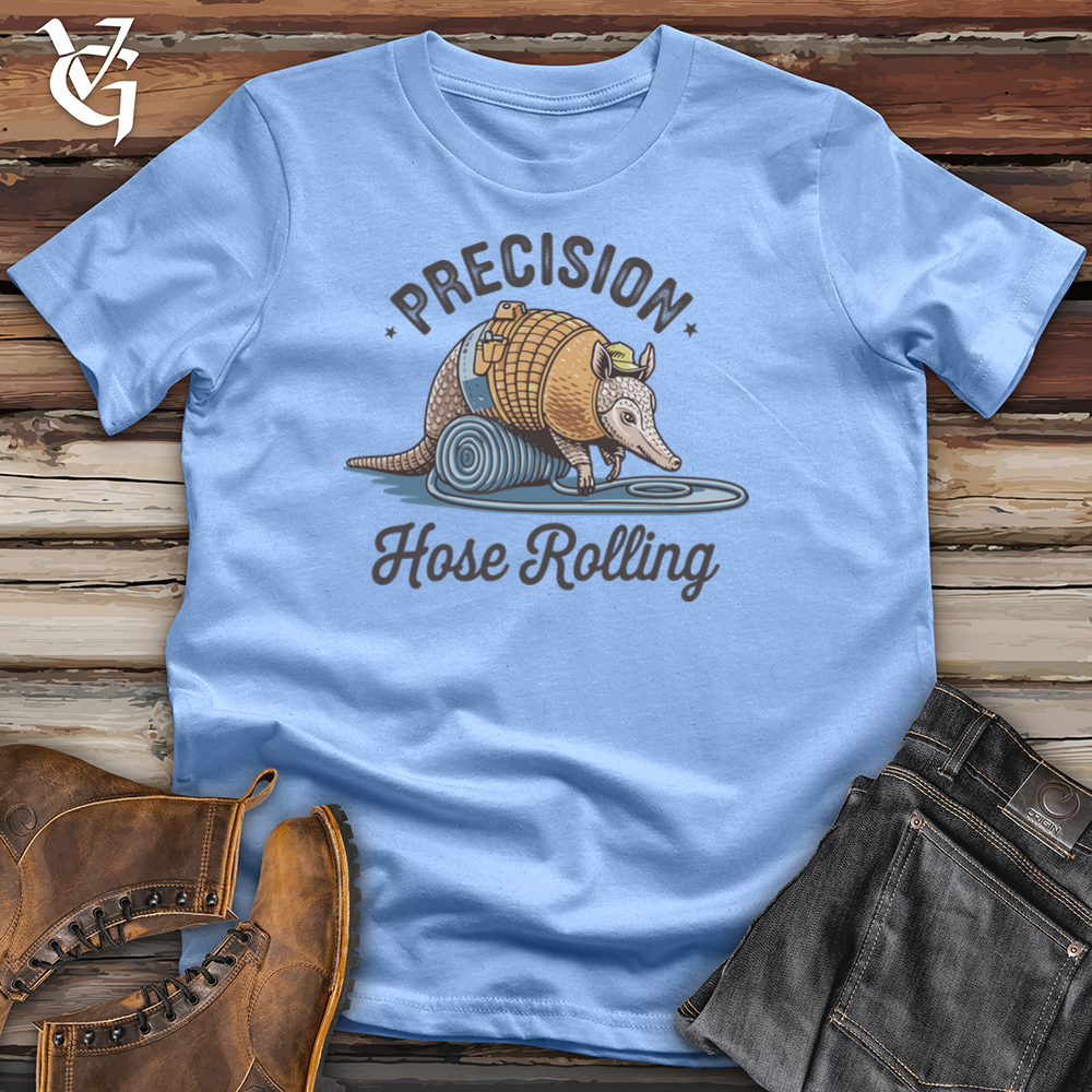 Viking Goods Precision Hose Rolling Softstyle Tee Carolina Blue / L