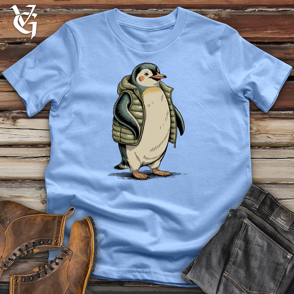 Viking Goods Puffer Penguin Tee Carolina Blue / L
