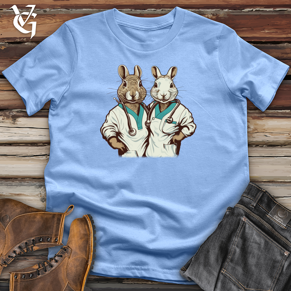 Viking Goods Rabbits Healthcare Team Softstyle Tee Cornsilk / L