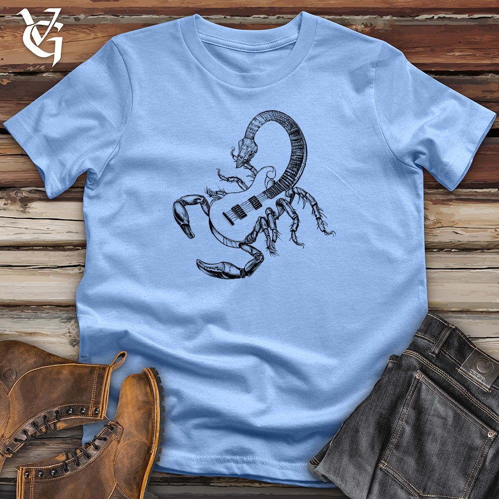 Viking Goods Scorpio Guitar Softstyle Tee Carolina Blue / L