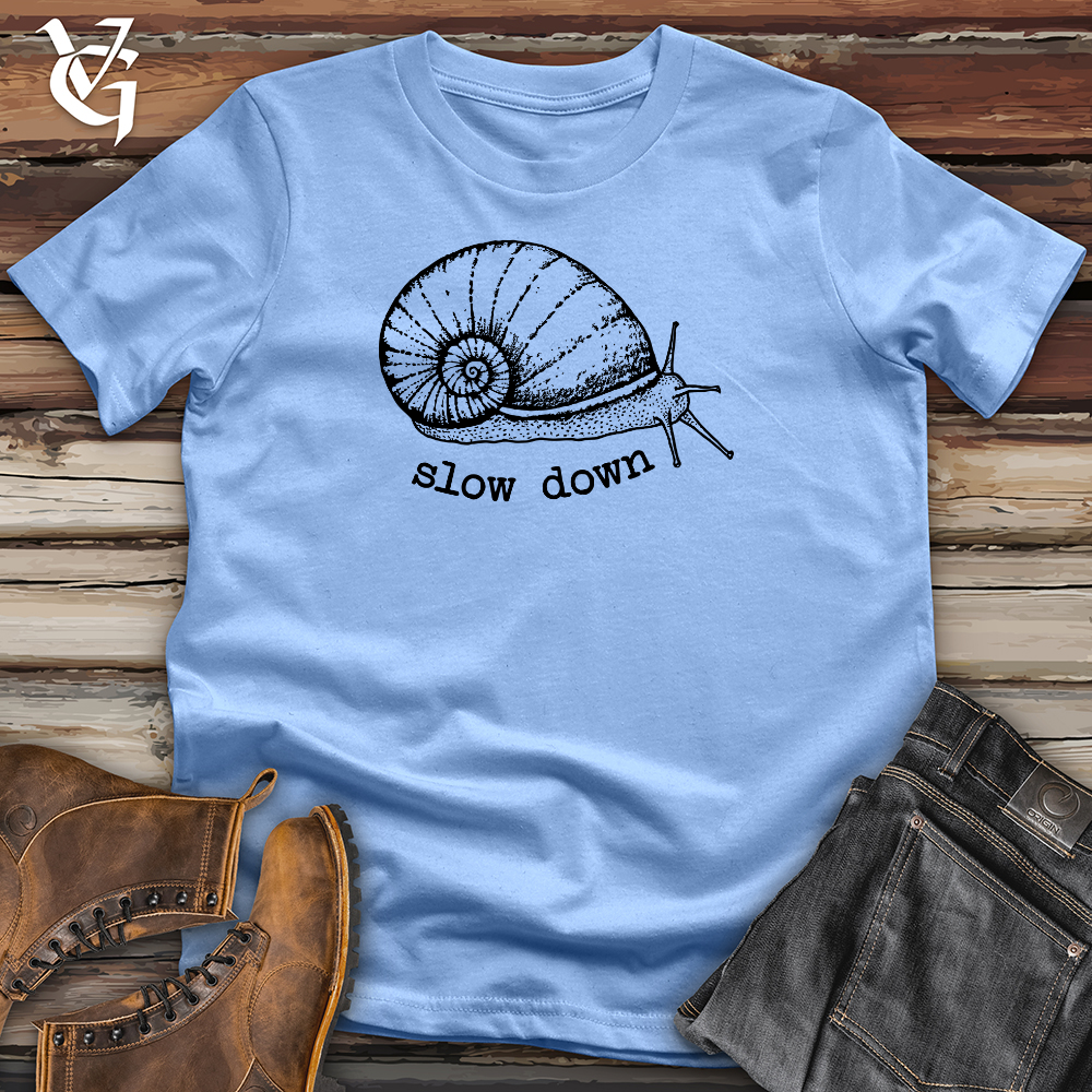 Viking Goods Snail Softstyle Tee Carolina Blue / L