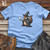 Viking Goods Squirrel Wizard Mystique Softstyle Tee Carolina Blue / L