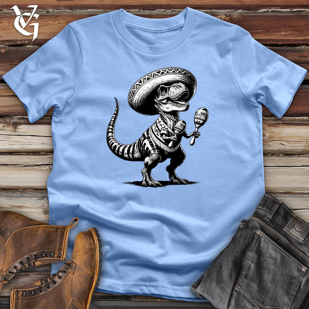 Viking Goods Tex Mex Rex Softstyle Tee Carolina Blue / L