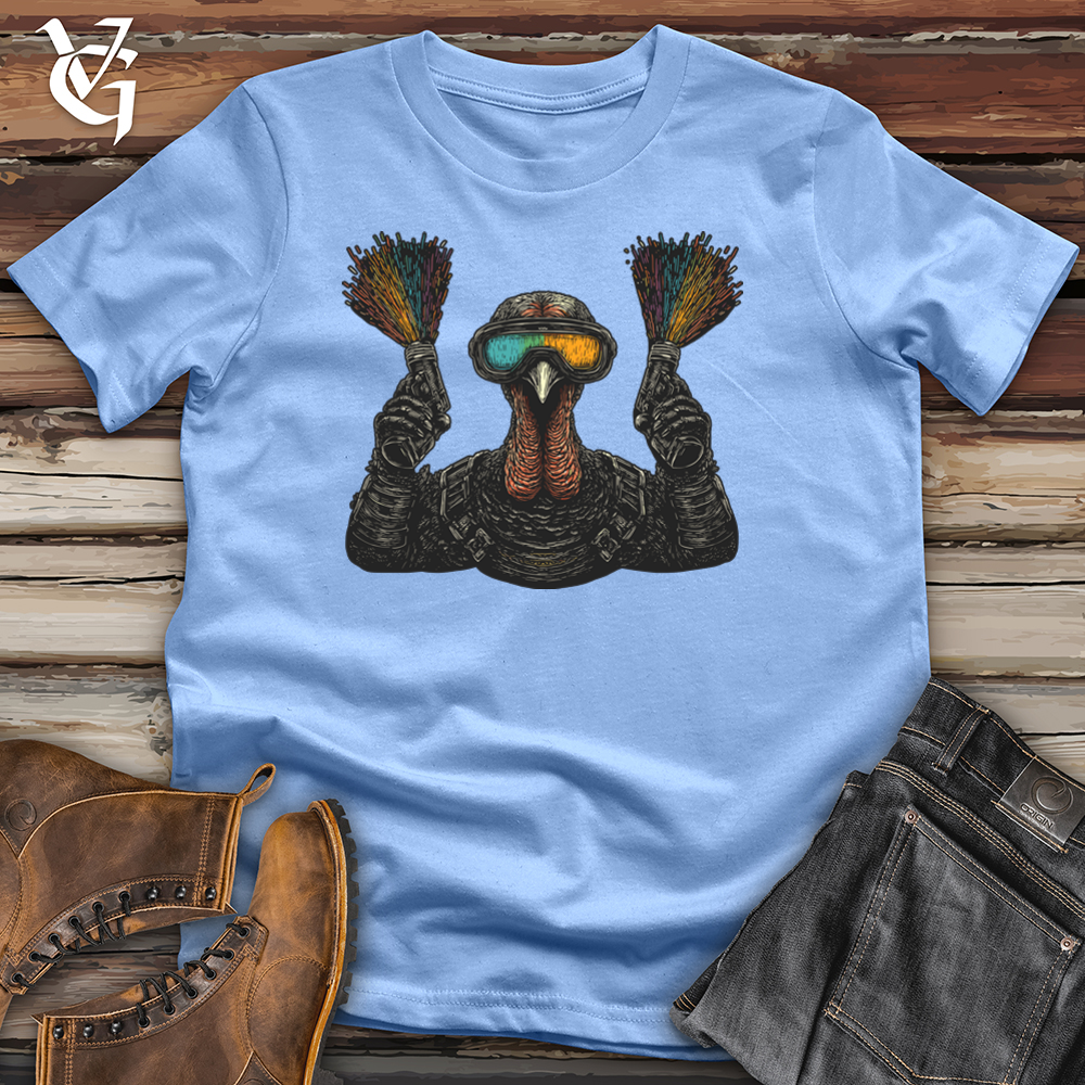 Viking Goods Turkey Confetti Cannons Softstyle Tee Carolina Blue / L