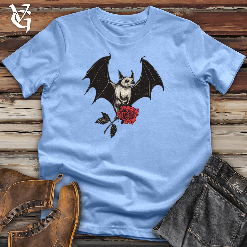 Viking Goods Rose Thief Bat Softstyle Tee Carolina Blue / S