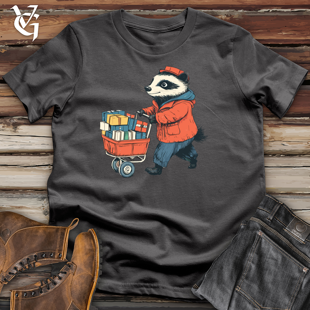 Viking Goods Badger Delivery Softstyle Tee Charcoal / L