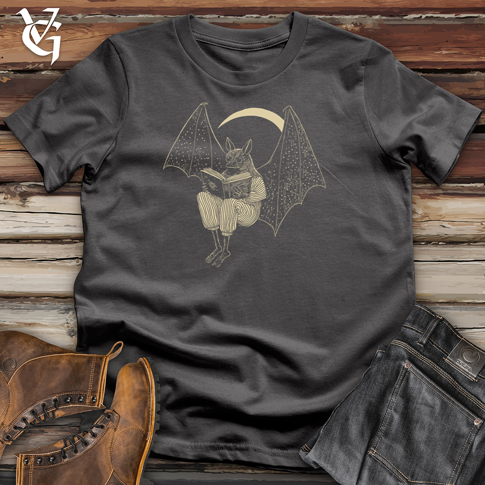 Viking Goods Bat Books Softstyle Tee Charcoal / L