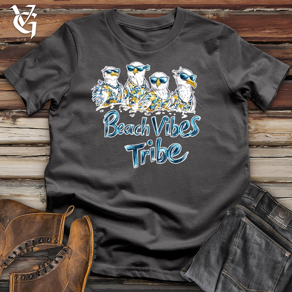 Viking Goods Beach Vibes Tribe Softstyle Tee Charcoal / L