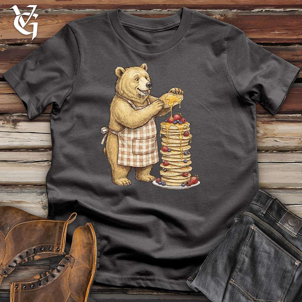 Viking Goods Bear Pancake Stack Tee Charcoal / L