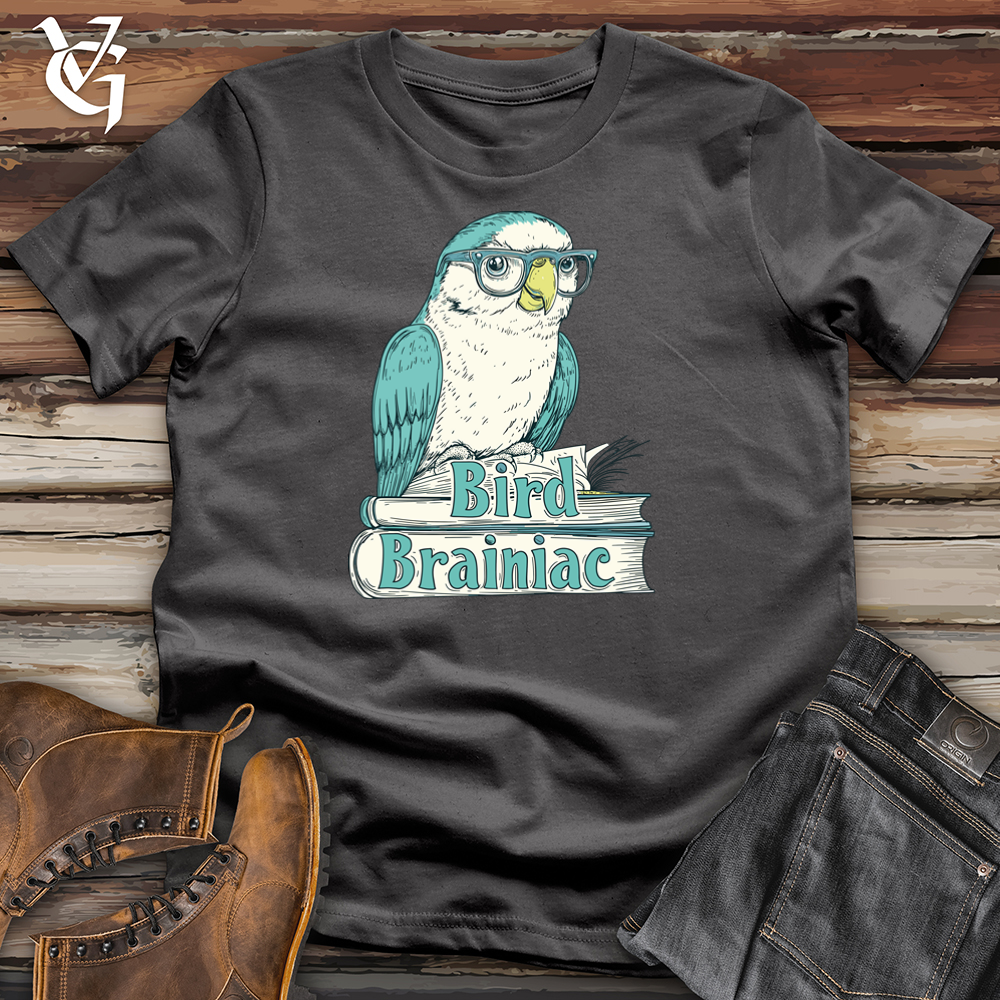 Viking Goods Bird Brainiac Softstyle Tee Charcoal / L