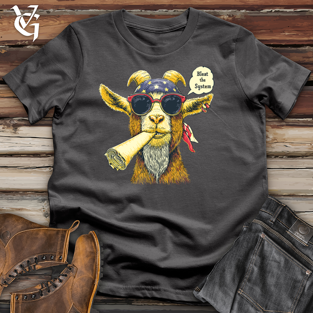 Viking Goods Bleat the System Softstyle Tee Charcoal / L