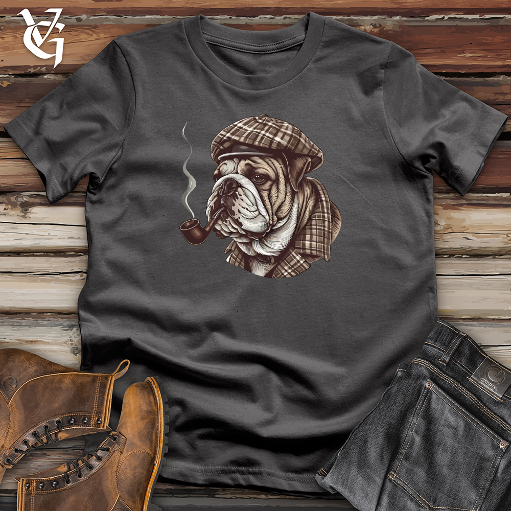 Viking Goods Bulldog Detective Softstyle Tee Charcoal / L