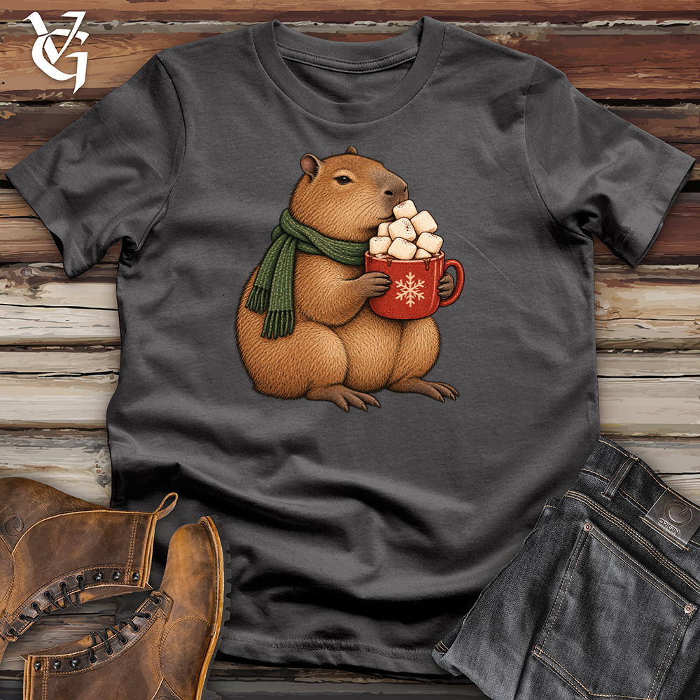 Viking Goods Capybara Hot Chocolate Tee Charcoal / L