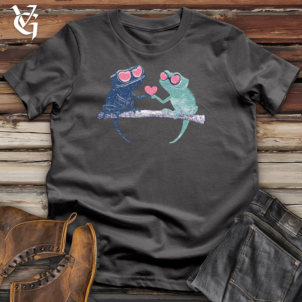 Viking Goods Chameleon Romance Softstyle Tee Charcoal / L