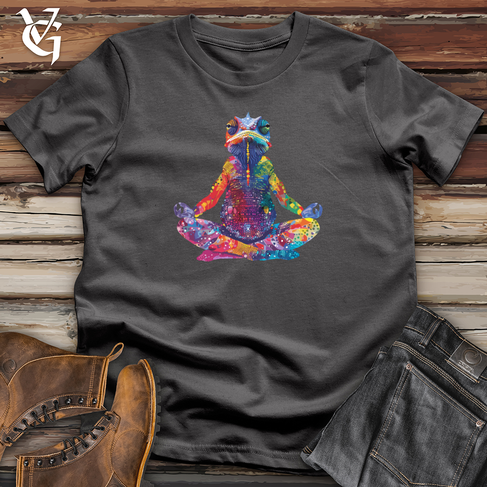 Viking Goods Chameleon Zen Mandala Softstyle Tee Charcoal / L