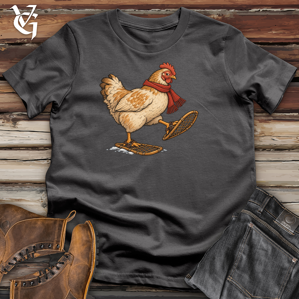 Viking Goods Chicken Snow Shoes Tee Charcoal / L