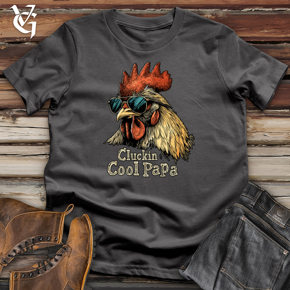Viking Goods Cluckin Cool Papa Softstyle Tee Charcoal / L