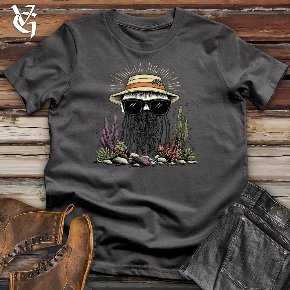 Viking Goods Coral Jellyfish Softstyle Tee Charcoal / L