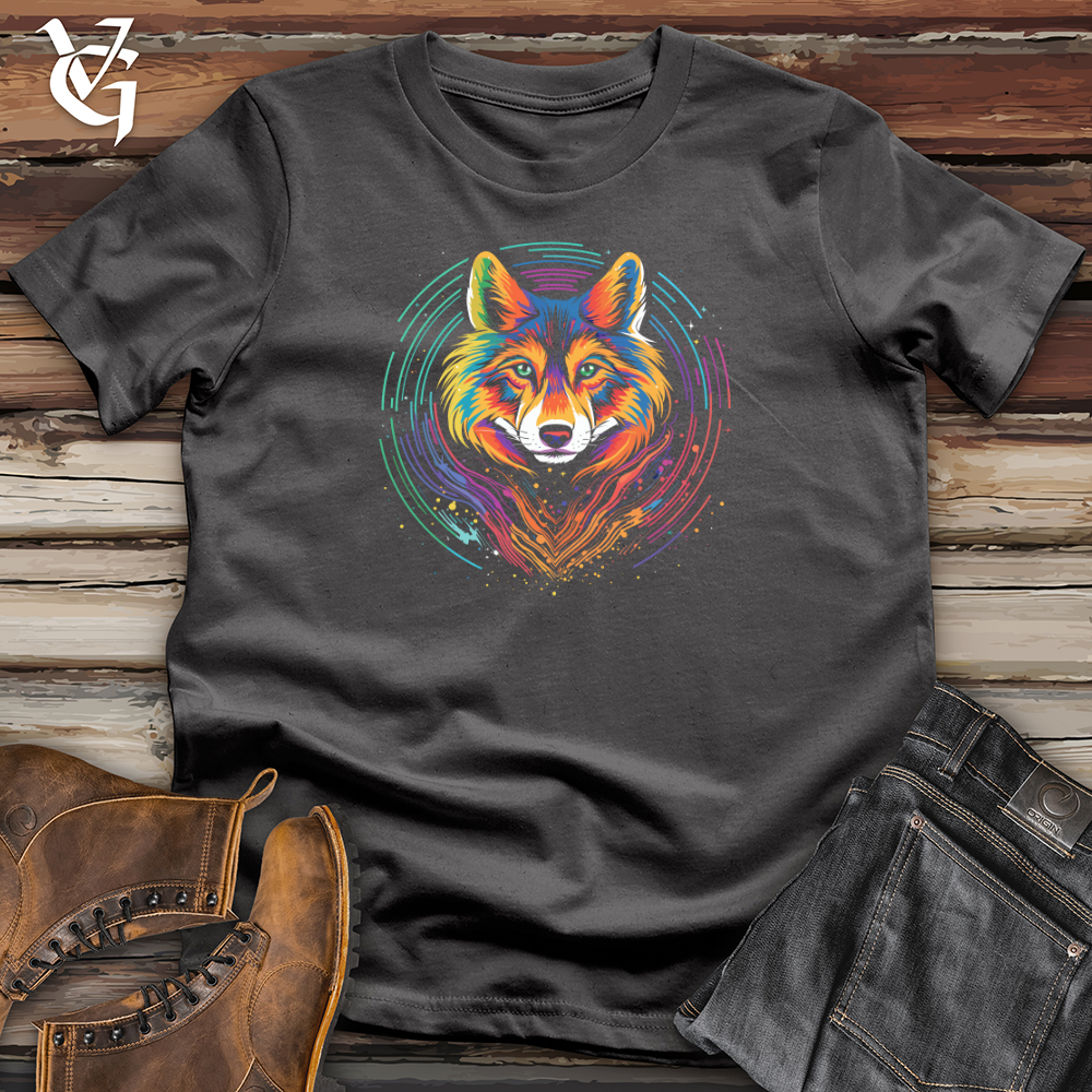 Viking Goods Cosmic Fox Vibrance Softstyle Tee Charcoal / L