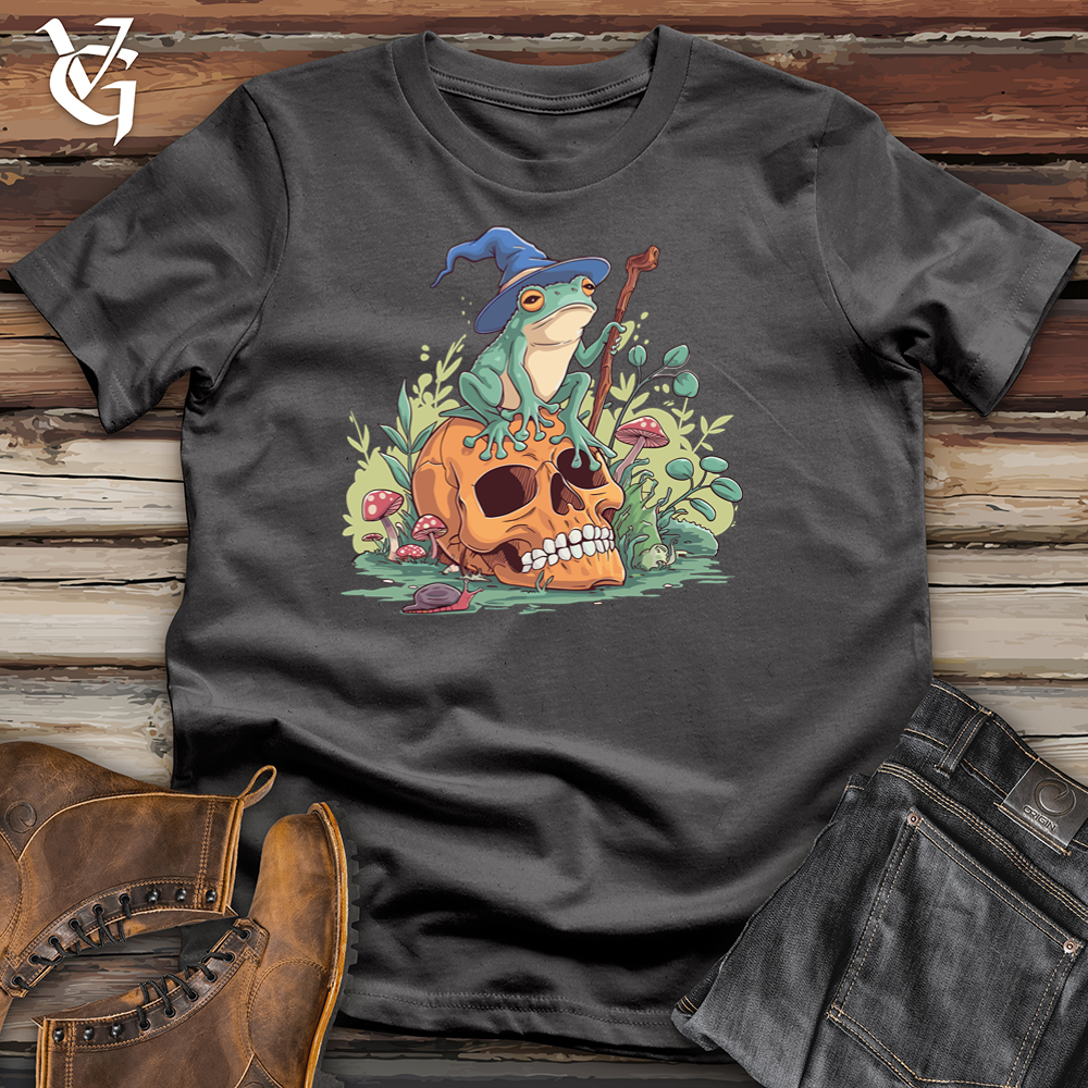 Viking Goods Cottagecore Frog Softstyle Tee Charcoal / L