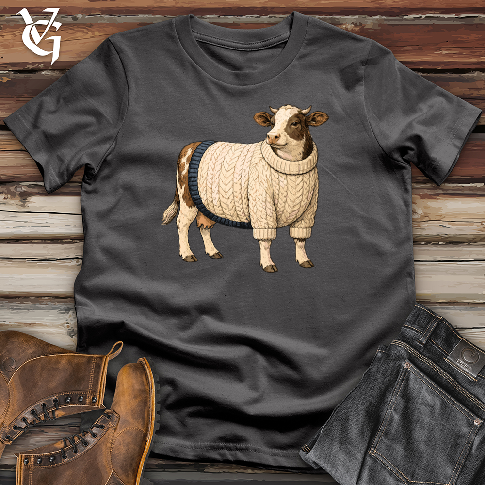 Viking Goods Cozy Cow Tee Charcoal / L