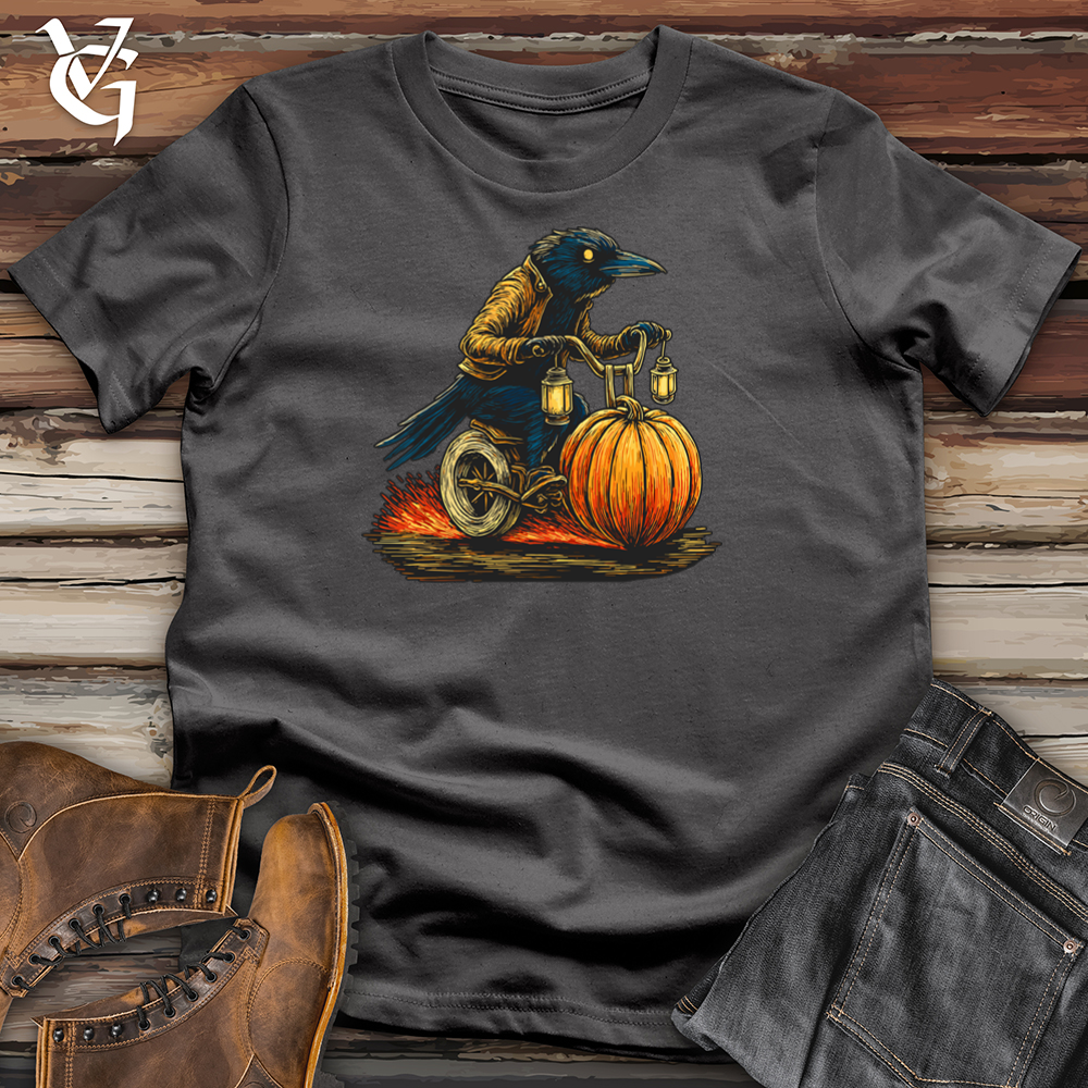 Viking Goods Crow Riding Bike Tee Charcoal / L